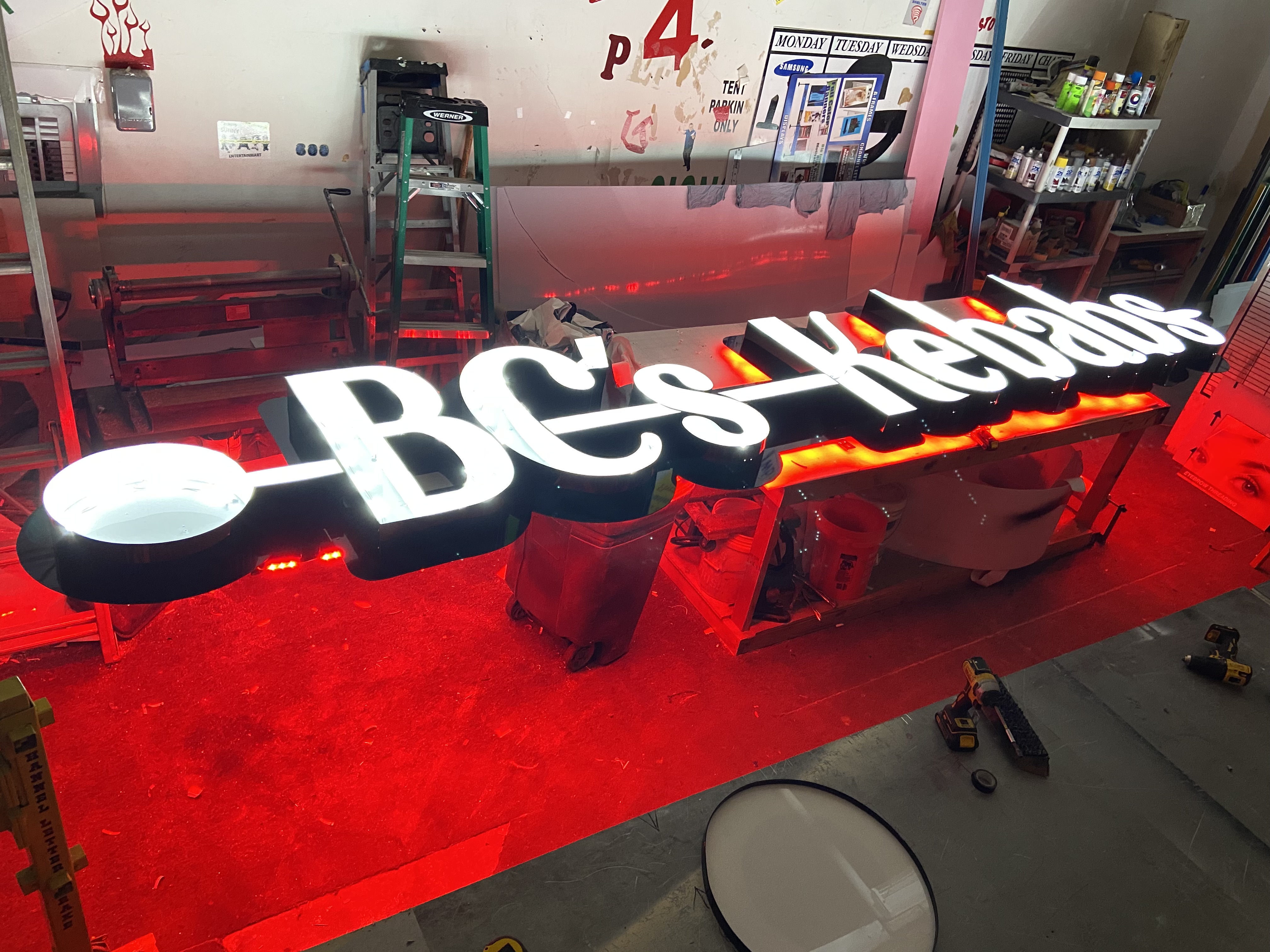 Medical Office Cabinet Sign